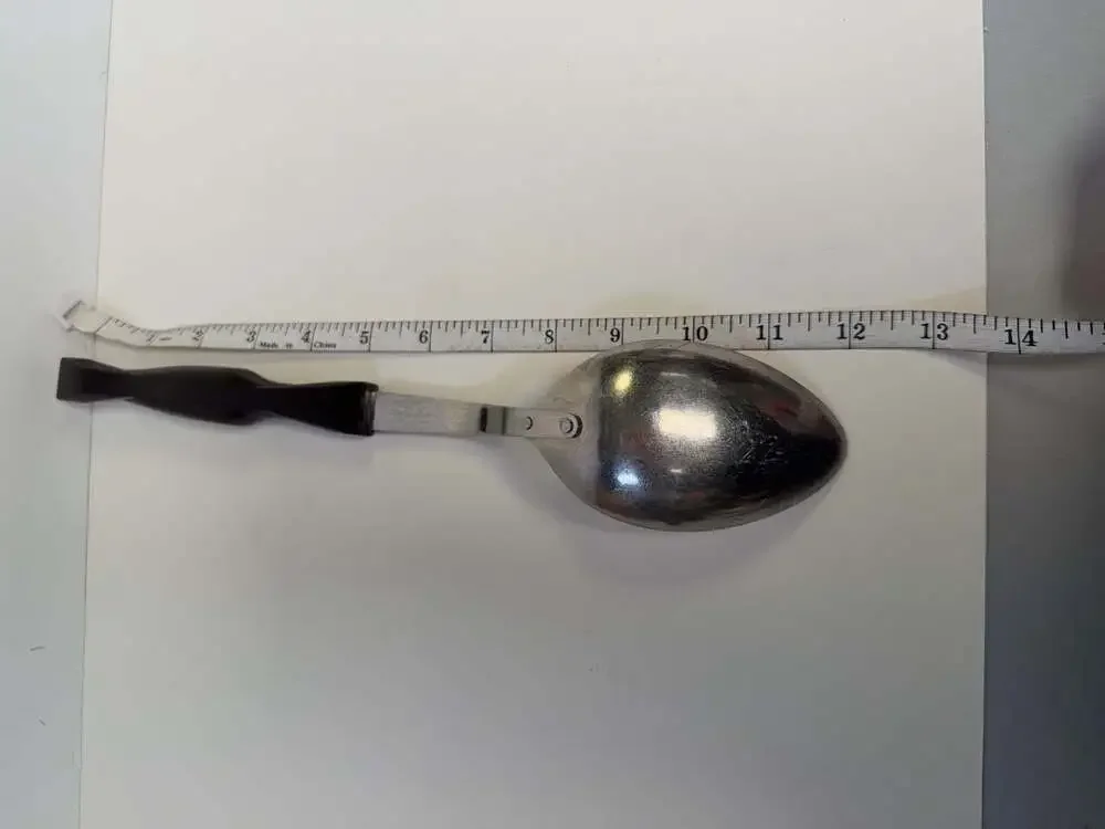 Cutco Vintage Serving Spoon with Brown Handle